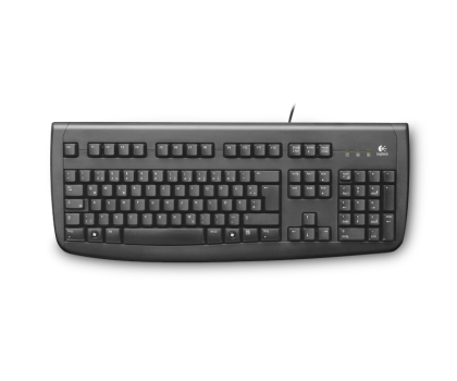 Klawiatura Logitech Deluxe 250 Keyboard czarna USB